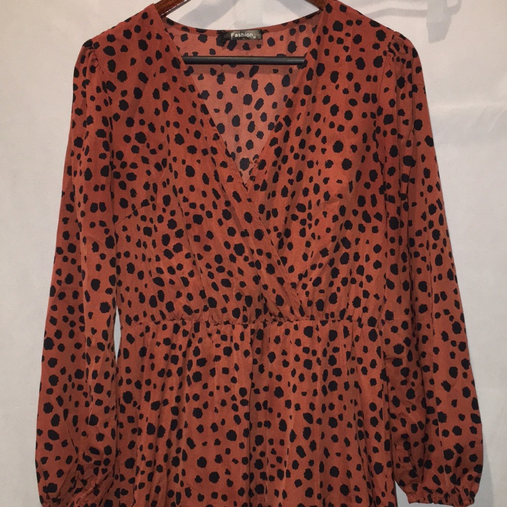 Fashion Long Sleeve Maxi Dress | Size M